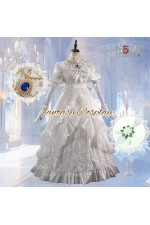 Identity V Bloody Queen Mary Promised Day White Wedding Gown Cosplay Costume